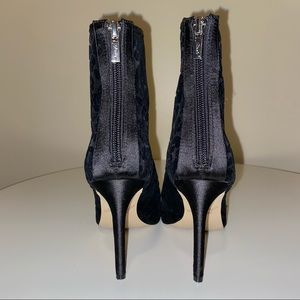 enya leopard spot bootie